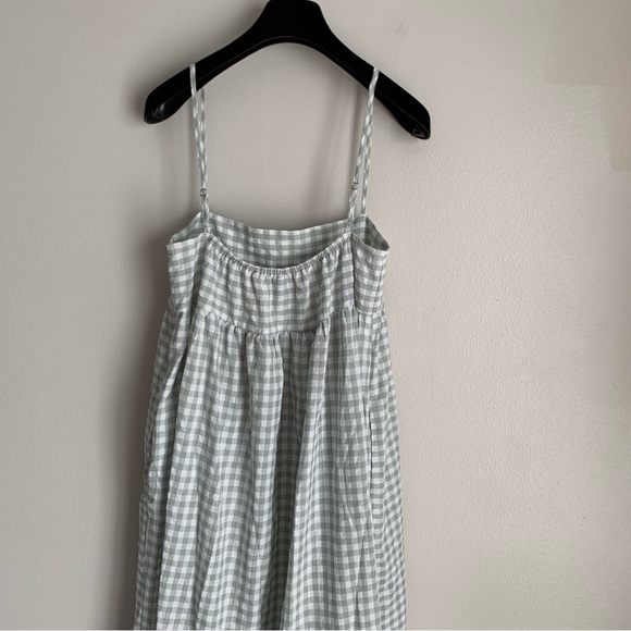 Petal & Pup Green Gingham Maxi Dress - Picture 3 of 10